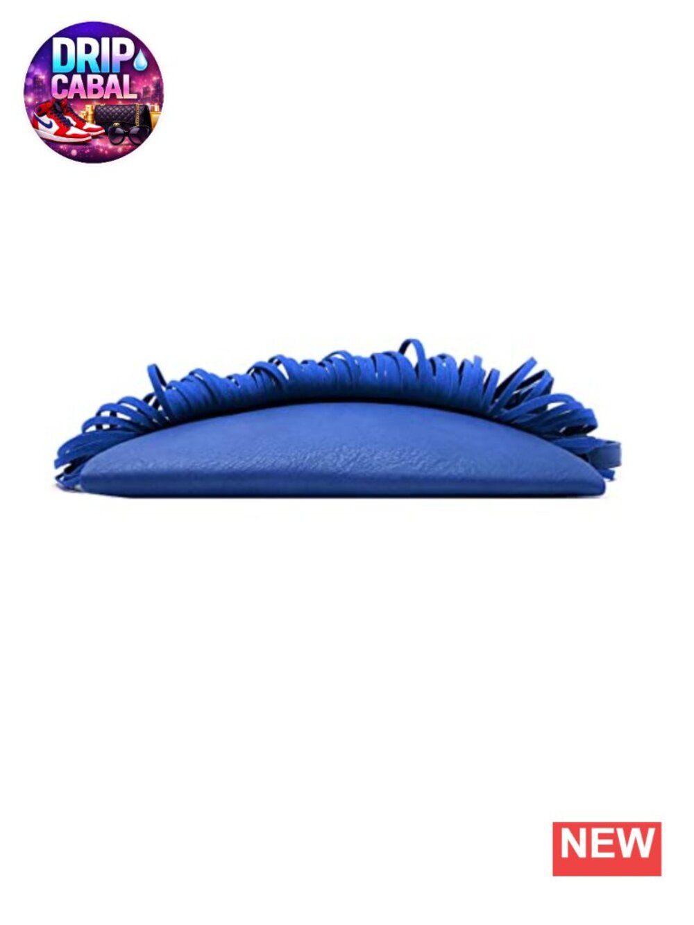 Fringe Crossbody Shoulder Bag with Tassel, Faux Suede Leather, Adjustable - Picture 6 of 6